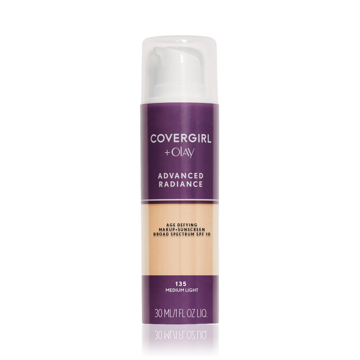 COVERGIRL Advanced Radiance Age-Defying Foundation Makeup, Classic Beige, 1 oz (Packaging May Vary)-COVERGIRL Advanced Radiance Age-Defying Foundation Makeup, Classic Beige, 1 oz (Packaging May Vary)
