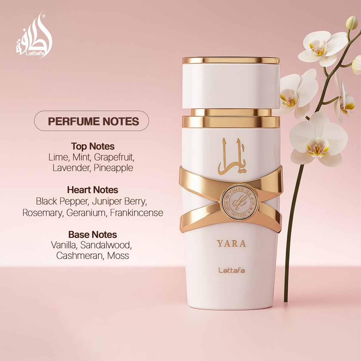 Lattafa Yara Moi - Floral, Fruity, Gourmand - Eau de Parfum Long-Lasting Fragrance for Women, 3.40 Ounce / 100 ml-Lattafa Yara Moi - Floral, Fruity, Gourmand - Eau de Parfum Long-Lasting Fragrance for Women, 3.40 Ounce / 100 ml