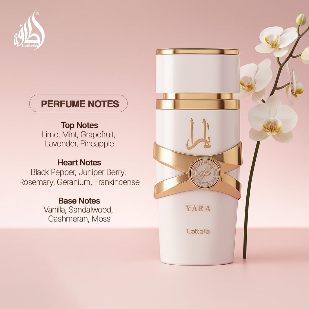 Lattafa Yara Moi - Floral, Fruity, Gourmand - Eau de Parfum Long-Lasting Fragrance for Women, 3.40 Ounce / 100 ml-Lattafa Yara Moi - Floral, Fruity, Gourmand - Eau de Parfum Long-Lasting Fragrance for Women, 3.40 Ounce / 100 ml
