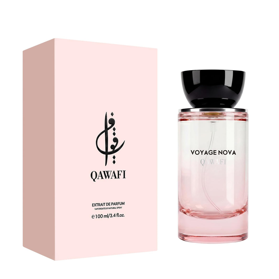 Voyage Nova Eau de Parfum for Women, Lychee Bergamot Ginger, Rose Peony Cocoa Blossom, Elegant Patchouli, Long Lasting Spring Fall Perfume, 100ml & 3.4 fl oz-Voyage Nova Eau de Parfum for Women, Lychee Bergamot Ginger, Rose Peony Cocoa Blossom, Elegant Patchouli, Long Lasting Spring Fall Perfume, 100ml & 3.4 fl oz