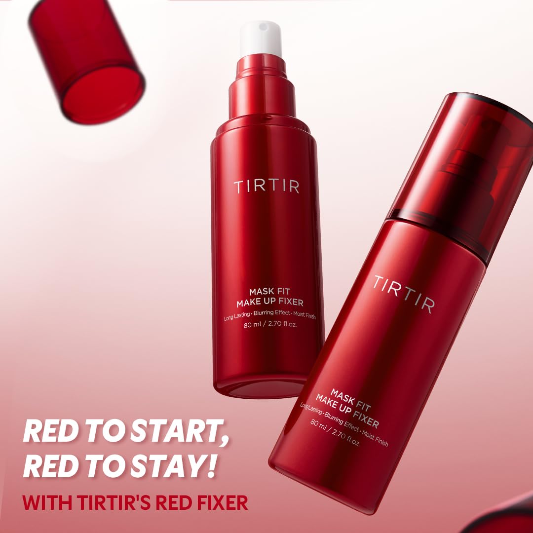 TIRTIR Waterproof Setting Spray – 24 Hour Long Lasting Fix, Sweatproof Water Resistant Makeup Finisher – Ethanol Free, Semi Matte Finish for Oily Skin – Korean Makeup Fixer-TIRTIR Waterproof Setting Spray – 24 Hour Long Lasting Fix, Sweatproof Water Resistant Makeup Finisher – Ethanol Free, Semi Matte Finish for Oily Skin – Korean Makeup Fixer