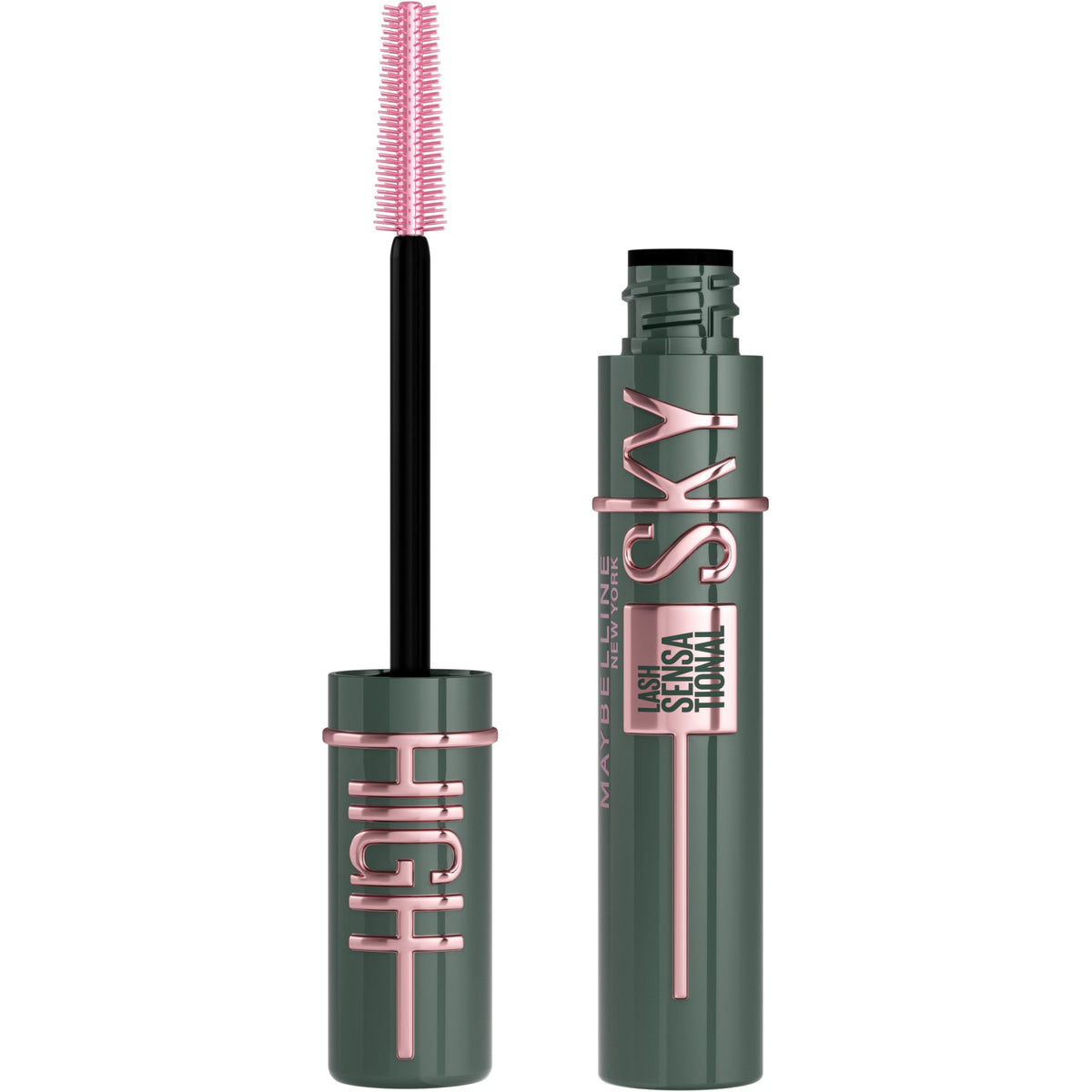 Maybelline Lash Sensational Sky High Washable Mascara Makeup, Volumizing, Lengthening, Defining, Curling, Multiplying, Buildable Formula, Blackest Black, 1 Count-Maybelline Lash Sensational Sky High Washable Mascara Makeup, Volumizing, Lengthening, Defining, Curling, Multiplying, Buildable Formula, Blackest Black, 1 Count