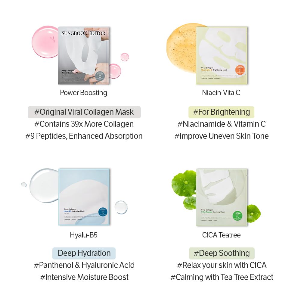 Sungboon Editor Deep Collagen Hyalu-B5 Hydrating Mask-Sungboon Editor Deep Collagen Hyalu-B5 Hydrating Mask