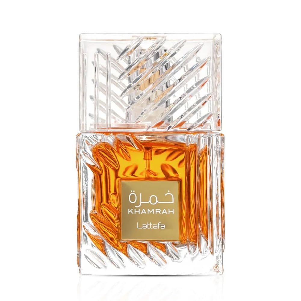 Lattafa Khamrah - Vanilla, Warm Spicy, Amber, Cinnamon - Eau de Parfum Long-Lasting Fragrance for Unisex, 3.40 Ounce / 100 ml-Lattafa Khamrah - Vanilla, Warm Spicy, Amber, Cinnamon - Eau de Parfum Long-Lasting Fragrance for Unisex, 3.40 Ounce / 100 ml
