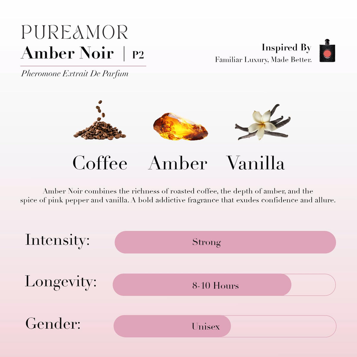 PUREAMOR Pheromone Perfume for Women, Moonlight Mellow Extrait de Parfum - Long Lasting Sweet Floral Gourmand Scent, 30% High Concentration, Full Size Fragrance Spray, 1.0 oz / 30 ml-PUREAMOR Pheromone Perfume for Women, Moonlight Mellow Extrait de Parfum - Long Lasting Sweet Floral Gourmand Scent, 30% High Concentration, Full Size Fragrance Spray, 1.0 oz / 30 ml