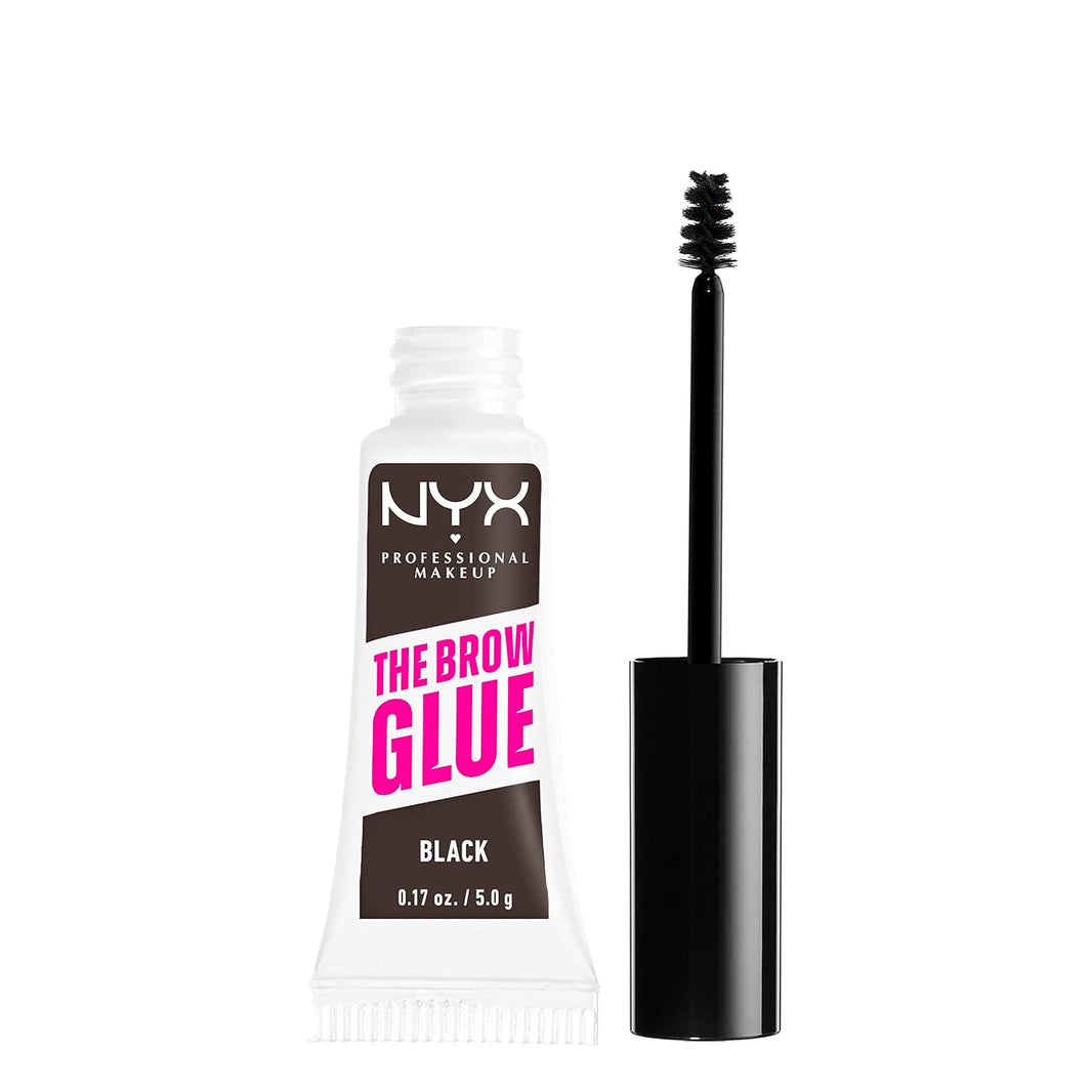 NYX PROFESSIONAL MAKEUP The Brow Glue, Extreme Hold Eyebrow Gel - Clear-NYX PROFESSIONAL MAKEUP The Brow Glue, Extreme Hold Eyebrow Gel - Clear