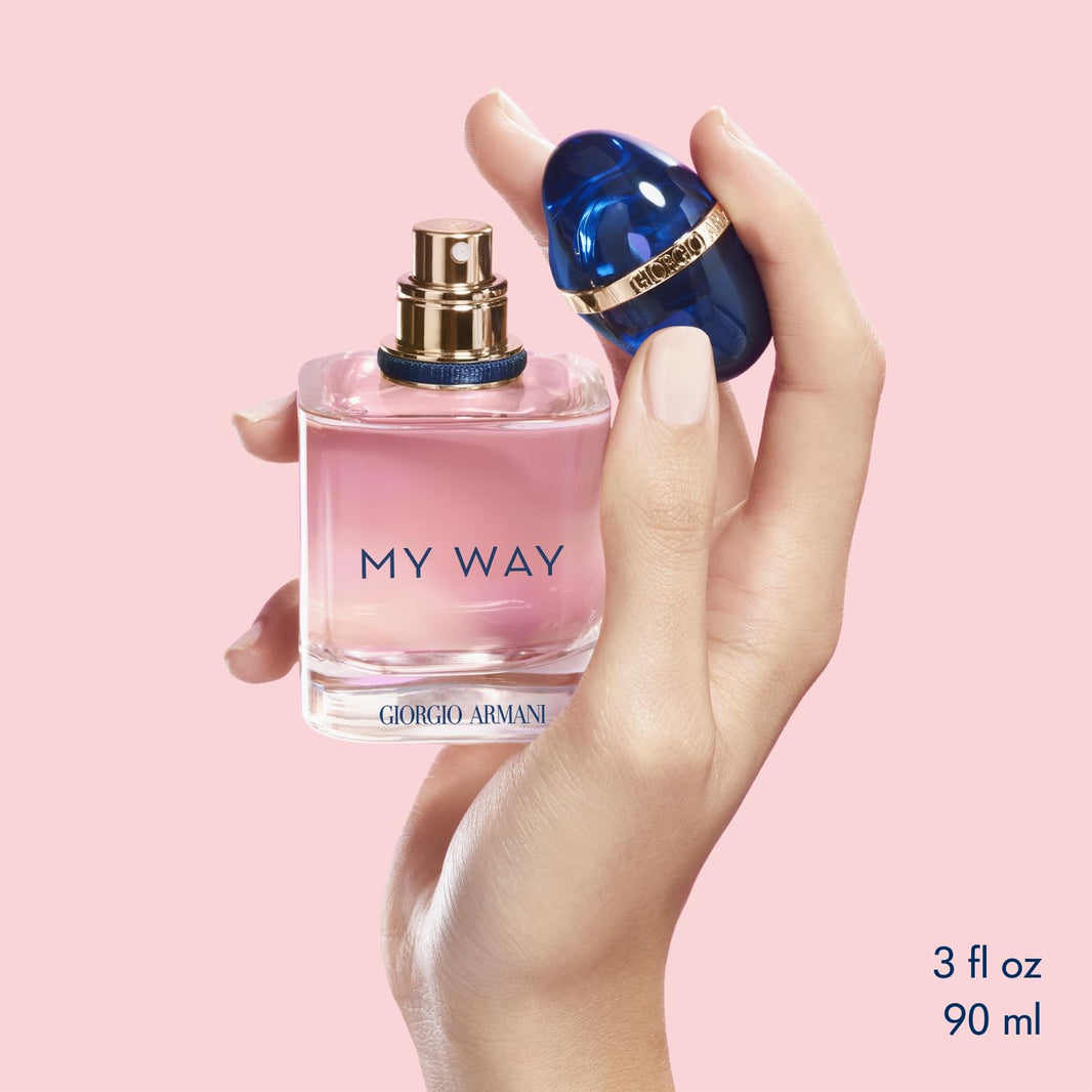 Armani Beauty - My Way - Eau de Parfum - Women's Perfume - Floral Woody Fragrance - Bergamot, Orange Blossom, Tuberose, Jasmine, Cedarwood, Vanilla and White Musk Notes-Armani Beauty - My Way - Eau de Parfum - Women's Perfume - Floral Woody Fragrance - Bergamot, Orange Blossom, Tuberose, Jasmine, Cedarwood, Vanilla and White Musk Notes
