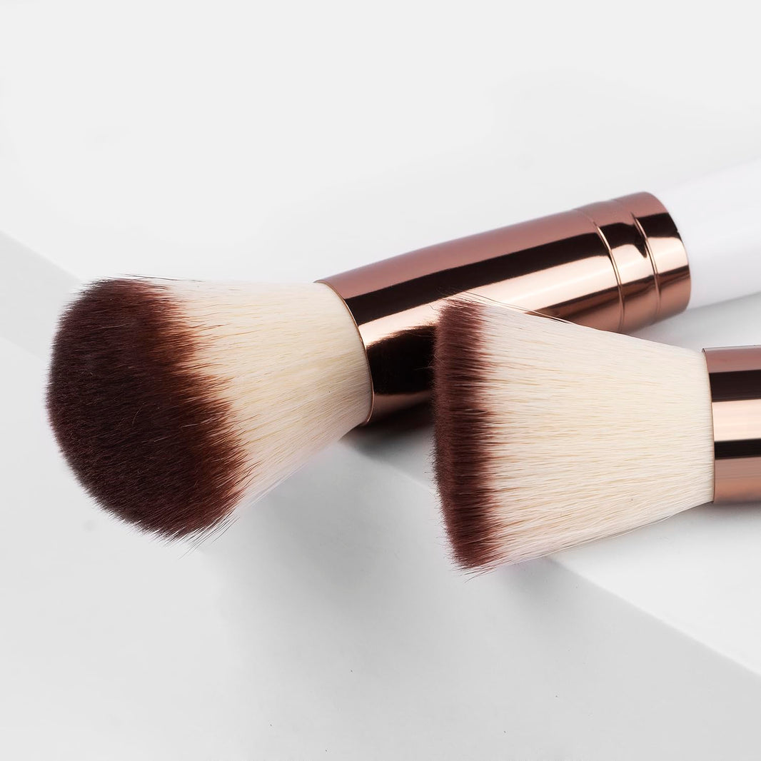 Real Perfection Makeup Brush Set 16 Pcs with 1 Eyebrow Razor Premium Synthetic Foundation Powder Concealers Eyeshadow Blush Makeup Brushes Make up Brushes Kit (Pink)-Real Perfection Makeup Brush Set 16 Pcs with 1 Eyebrow Razor Premium Synthetic Foundation Powder Concealers Eyeshadow Blush Makeup Brushes Make up Brushes Kit (Pink)
