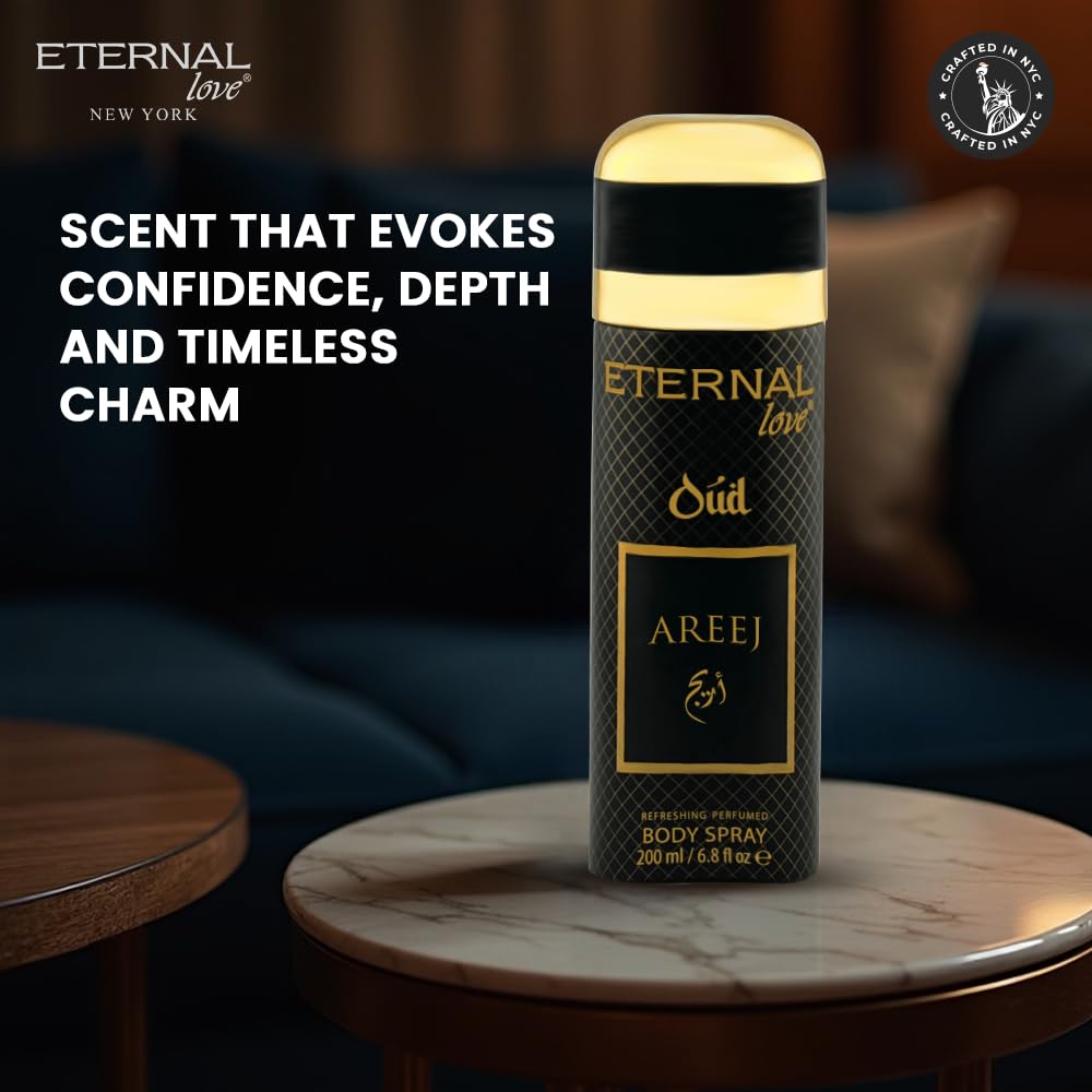 Eternal Love Amber Oud - Long Lasting Unisex Eau de Parfum - Warm Woody Oriental Fragrance with Oud & Amber - Dubai Inspired Arabic Scent - 3.4oz-Eternal Love Amber Oud - Long Lasting Unisex Eau de Parfum - Warm Woody Oriental Fragrance with Oud & Amber - Dubai Inspired Arabic Scent - 3.4oz