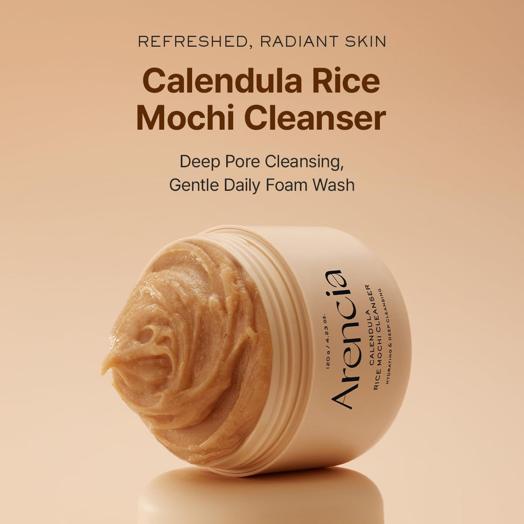 Arencia Calendula Rice Mochi Cleanser-Arencia Calendula Rice Mochi Cleanser