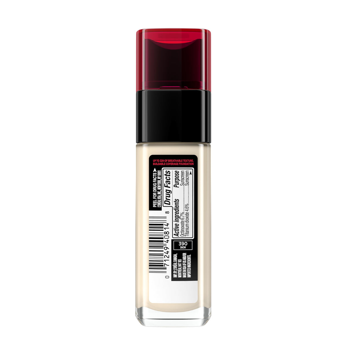 L'Oreal Paris Makeup Infallible Up to 32 Hour Fresh Wear Lightweight Foundation, 405 Porcelain, 1 Fl Oz, Packaging May Vary-L'Oreal Paris Makeup Infallible Up to 32 Hour Fresh Wear Lightweight Foundation, 405 Porcelain, 1 Fl Oz, Packaging May Vary