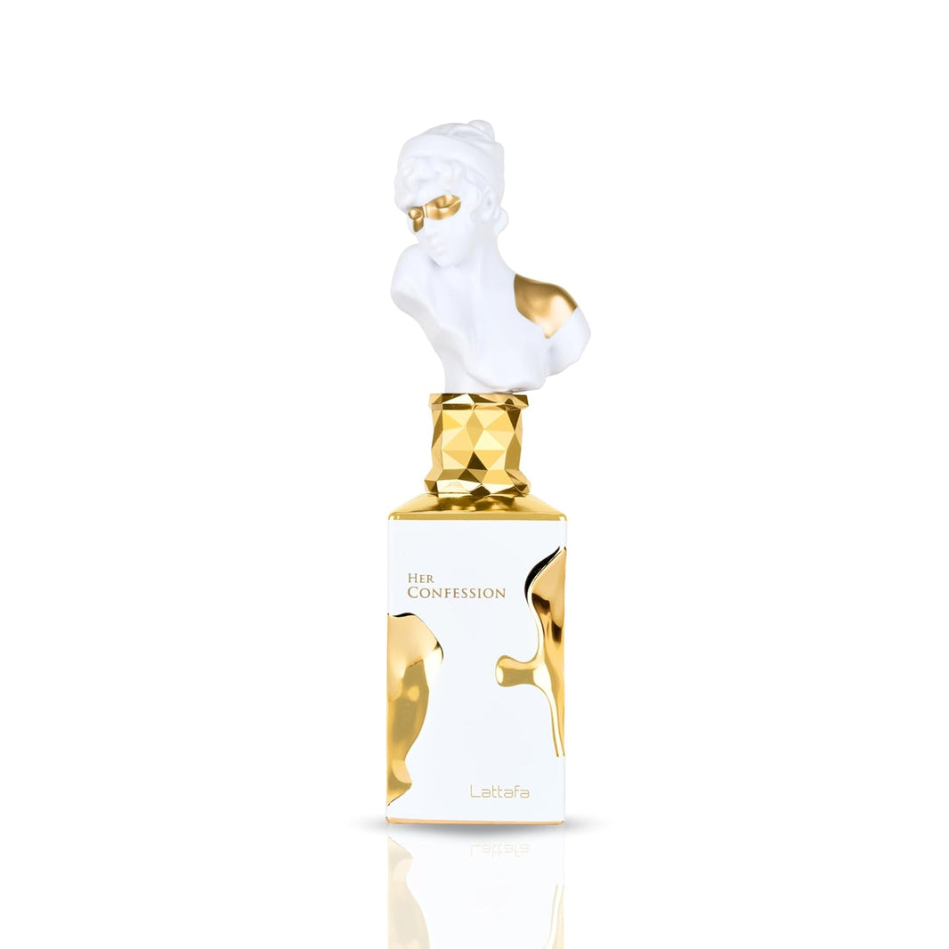 Lattafa Her Confession - Vanilla, Floral, Amber, Musk - Eau de Parfum Long-Lasting Fragrance for Women, 3.40 Ounce / 100 ml-Lattafa Her Confession - Vanilla, Floral, Amber, Musk - Eau de Parfum Long-Lasting Fragrance for Women, 3.40 Ounce / 100 ml
