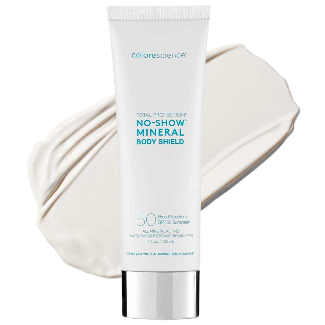 Total Protection® No-Show™ Body Shield SPF 50, Sheer White-Cast-Free Zinc Oxide, Environmental Defense Against Blue Light & Pollution, For All Skin Types, 6 fl. oz-Total Protection® No-Show™ Body Shield SPF 50, Sheer White-Cast-Free Zinc Oxide, Environmental Defense Against Blue Light & Pollution, For All Skin Types, 6 fl. oz