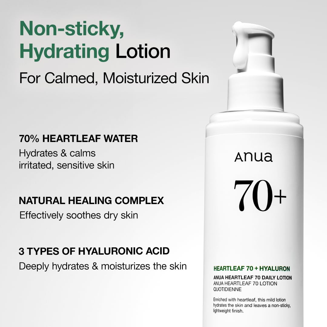 ANUA Heartleaf 70+ Hyaluron Daily Lotion-ANUA Heartleaf 70+ Hyaluron Daily Lotion