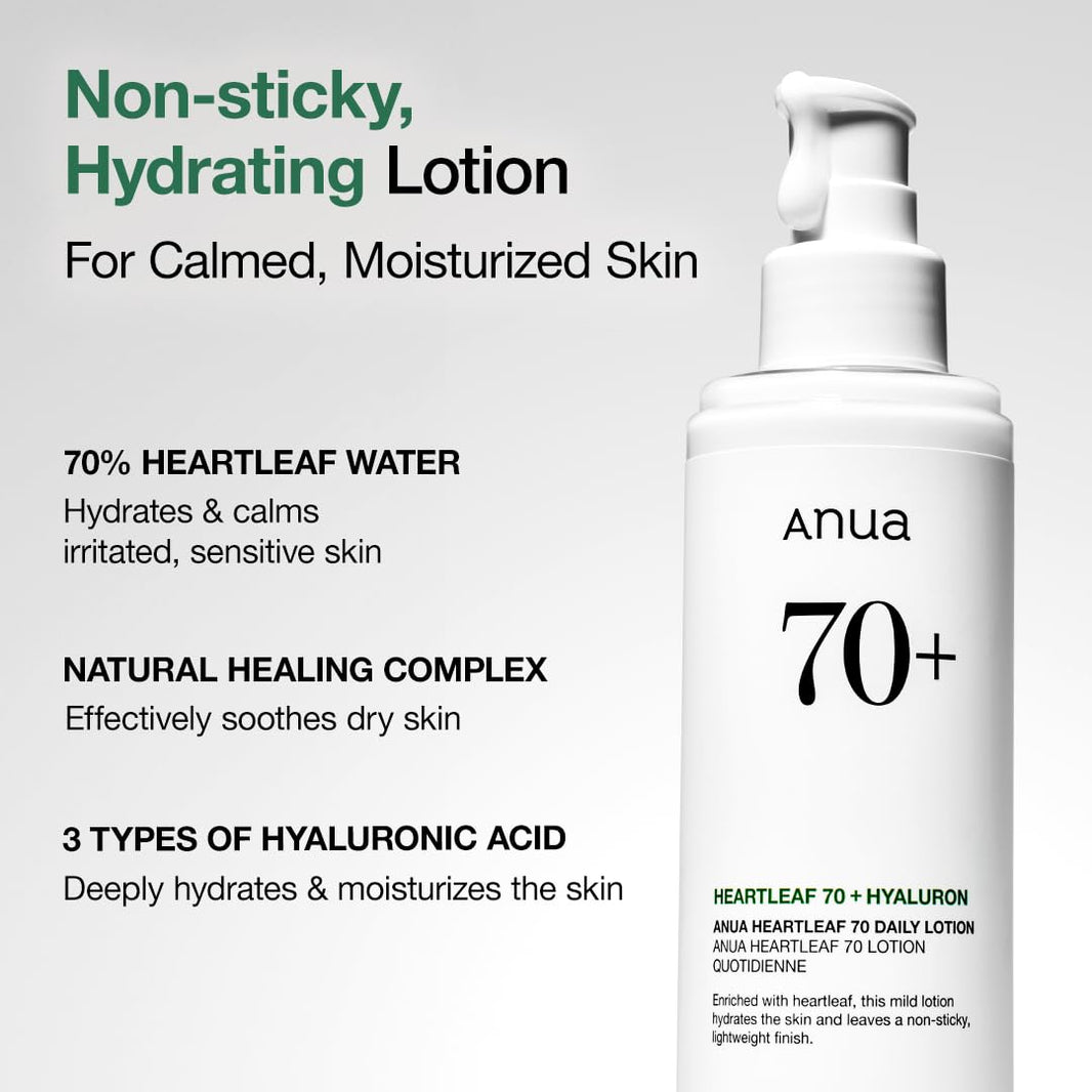 ANUA Heartleaf 70+ Hyaluron Daily Lotion-ANUA Heartleaf 70+ Hyaluron Daily Lotion