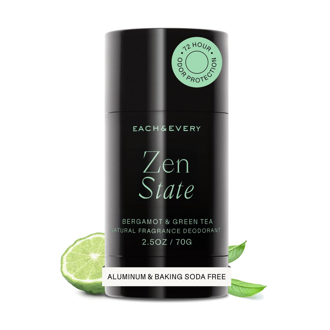 Each & Every Aluminum Free Deodorant for Women & Men – Natural Fragrance 72-Hr Odor Protection, Non-Toxic Deodorant for Sensitive Skin, EWG Verified, Baking Soda Free - Citrus & Vetiver Scent, 2.5oz-Each & Every Aluminum Free Deodorant for Women & Men – Natural Fragrance 72-Hr Odor Protection, Non-Toxic Deodorant for Sensitive Skin, EWG Verified, Baking Soda Free - Citrus & Vetiver Scent, 2.5oz