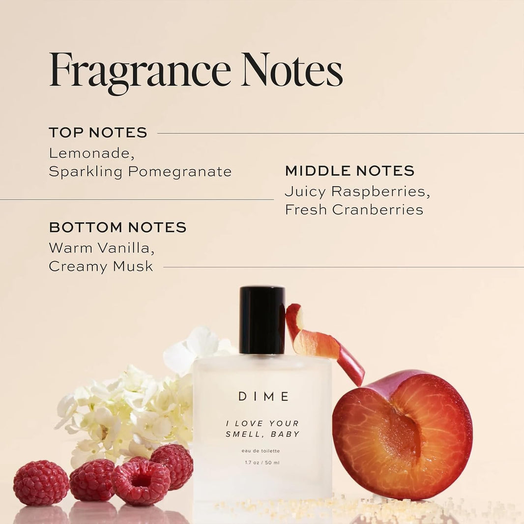 DIME Beauty 7 Summers Perfume for Women - Sweet Floral Eau de Toilette with Bergamot, Vanilla Orchid and Coconut, Clean, Vegan, Cruelty-Free Fragrance, 1.7 oz / 50 ml-DIME Beauty 7 Summers Perfume for Women - Sweet Floral Eau de Toilette with Bergamot, Vanilla Orchid and Coconut, Clean, Vegan, Cruelty-Free Fragrance, 1.7 oz / 50 ml