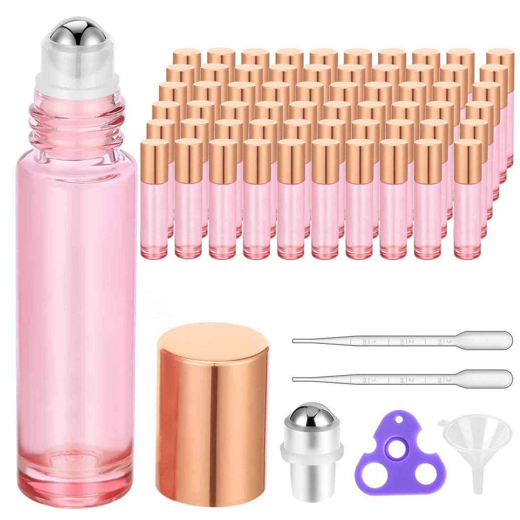 PrettyCare 4 Pack Amber Glass Oil Roller Bottles for Essential Oils 10ml, Roll On Bottles with Stainless Steel Roller Ball Leak-Proof Perfume Travel Refillable Bottle Empty, Beauty & Personal Care-PrettyCare 4 Pack Amber Glass Oil Roller Bottles for Essential Oils 10ml, Roll On Bottles with Stainless Steel Roller Ball Leak-Proof Perfume Travel Refillable Bottle Empty, Beauty & Personal Care