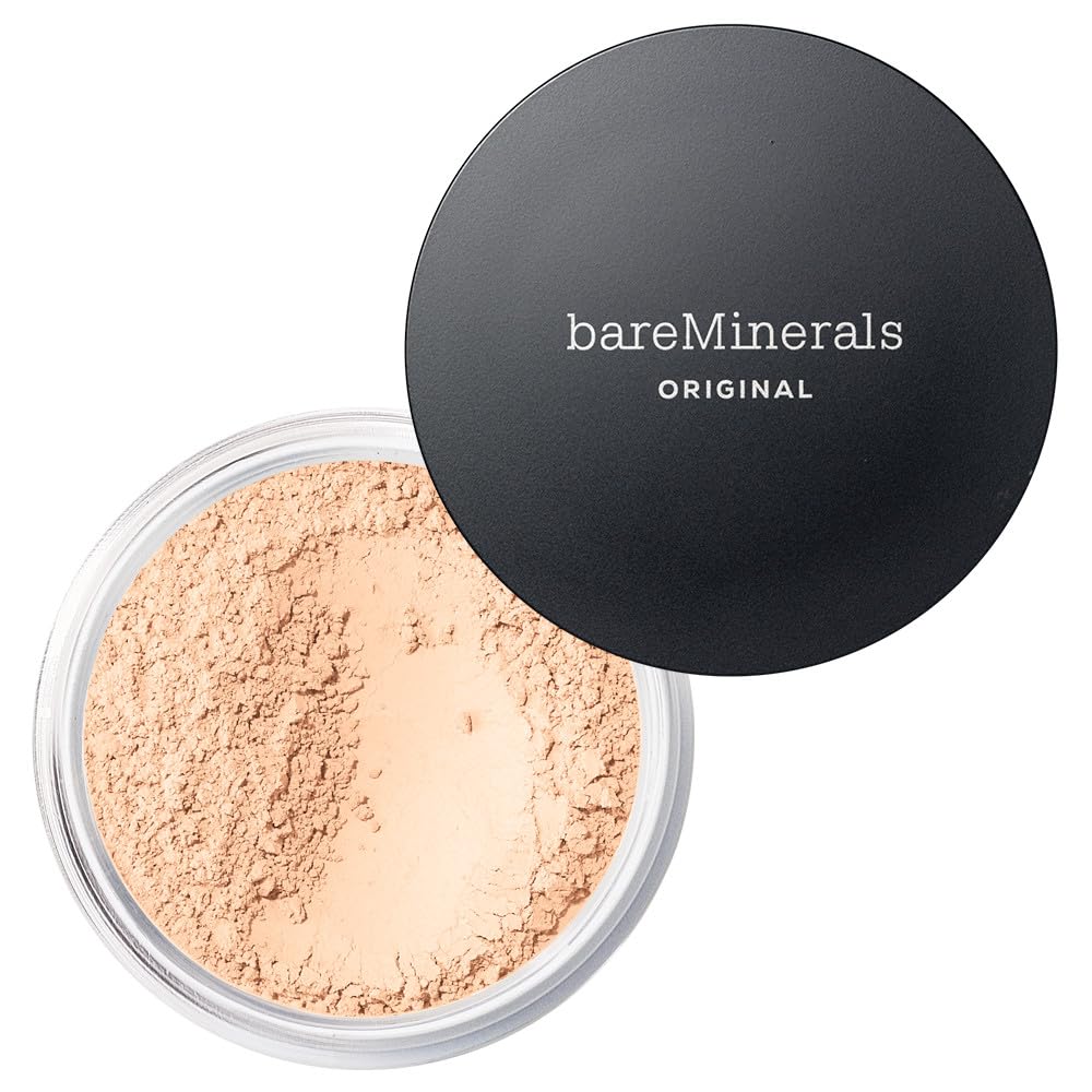 bareMinerals Original Loose Powder Foundation SPF 15 - Powder Face Makeup with Added Sun Protection - Sheer to Full Coverage Foundation-bareMinerals Original Loose Powder Foundation SPF 15 - Powder Face Makeup with Added Sun Protection - Sheer to Full Coverage Foundation
