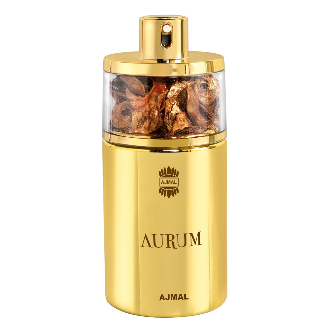 Ajmal Aurum Eau de Parfum 2.5 oz (75 ml) for Women | Fresh, Fruity & Floral Oriental Perfume with Amber, Musk & Vanilla | Long-Lasting Luxury Scent from Dubai-Ajmal Aurum Eau de Parfum 2.5 oz (75 ml) for Women | Fresh, Fruity & Floral Oriental Perfume with Amber, Musk & Vanilla | Long-Lasting Luxury Scent from Dubai
