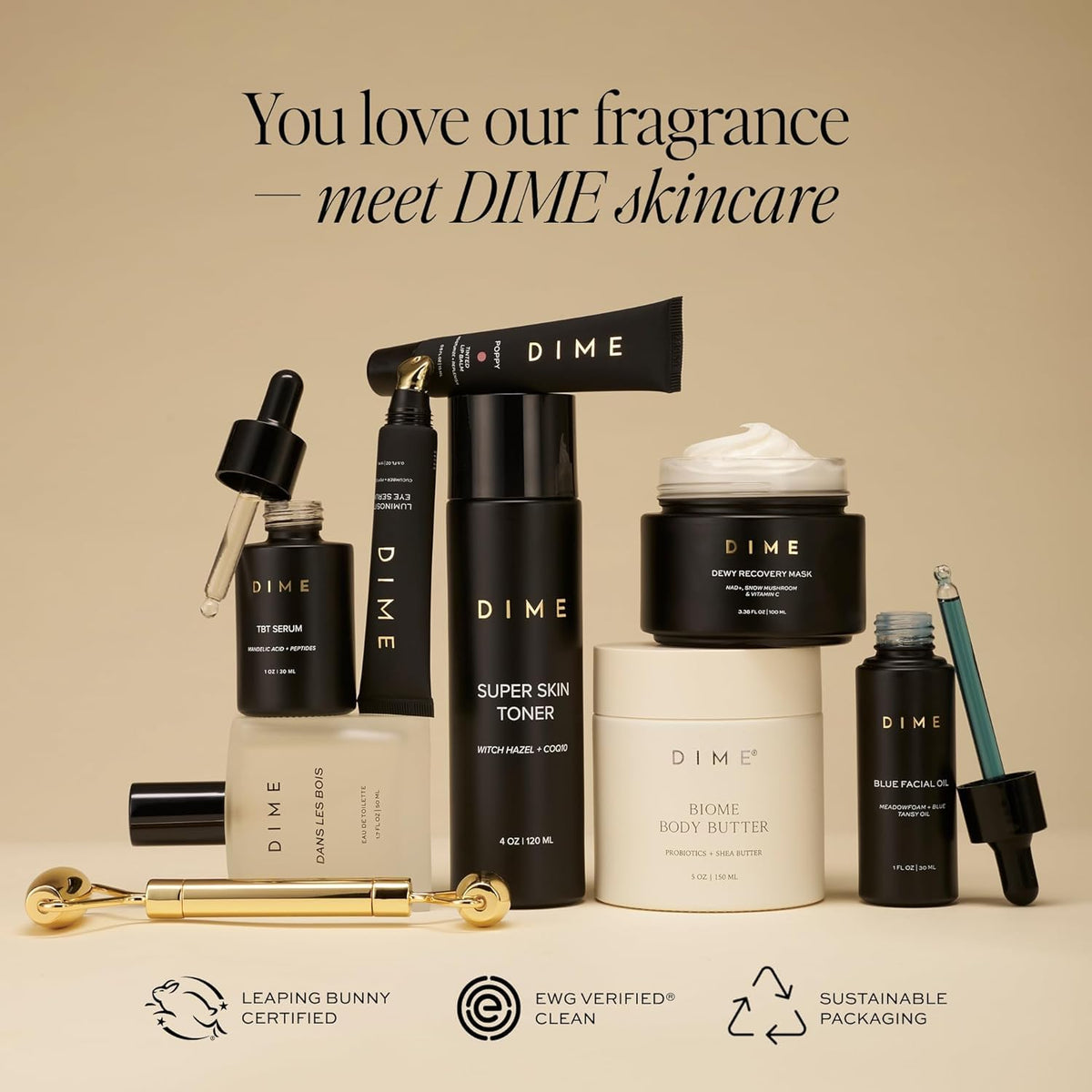DIME Beauty 7 Summers Perfume for Women - Sweet Floral Eau de Toilette with Bergamot, Vanilla Orchid and Coconut, Clean, Vegan, Cruelty-Free Fragrance, 1.7 oz / 50 ml-DIME Beauty 7 Summers Perfume for Women - Sweet Floral Eau de Toilette with Bergamot, Vanilla Orchid and Coconut, Clean, Vegan, Cruelty-Free Fragrance, 1.7 oz / 50 ml