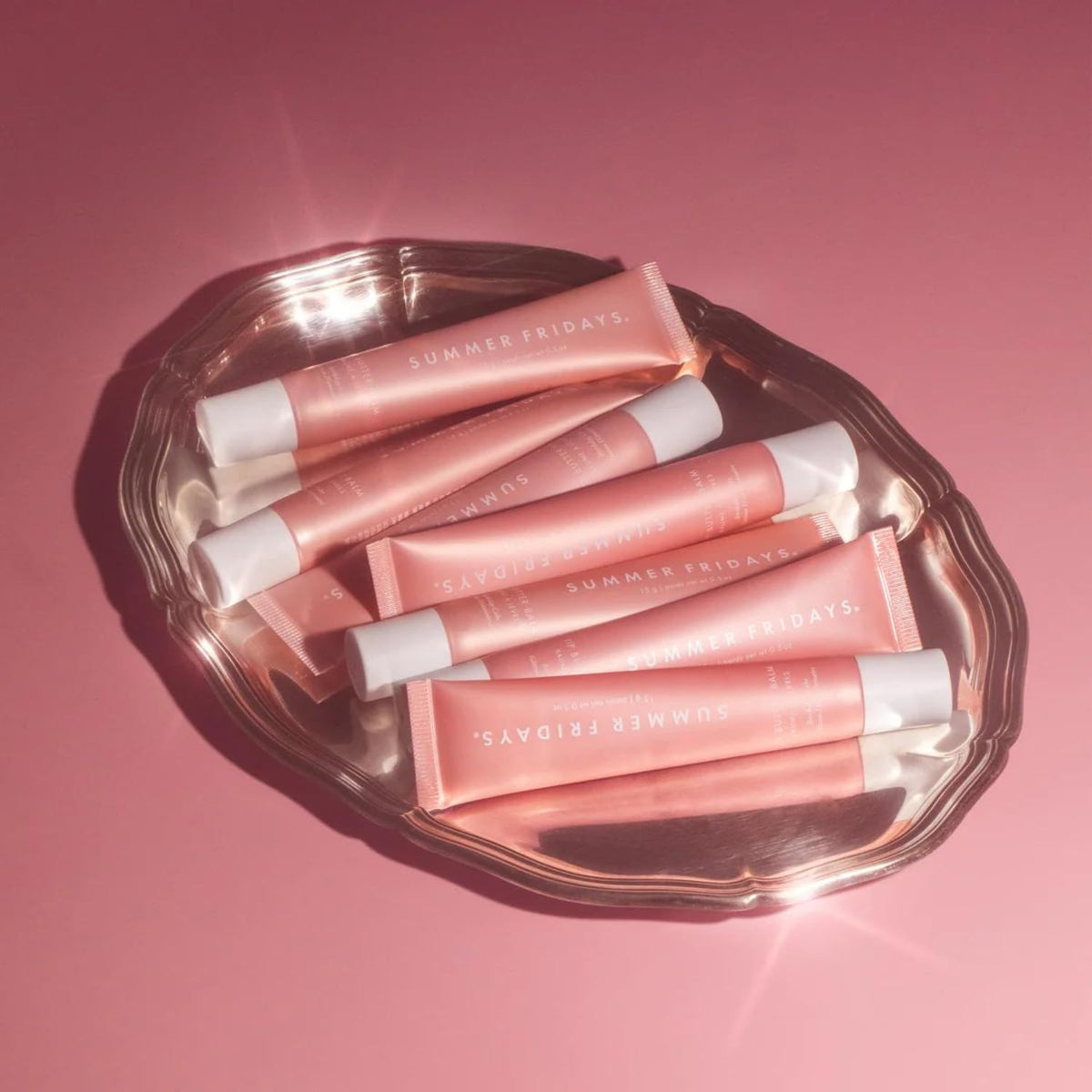 Summer Fridays Lip Butter Balm - Moisturizing Lip Gloss for Instant Shine + Sheer Color - With Nourishing Shea Butter - Everyday Makeup + Skin Care Summer Essentials - Vegan - Pink Sugar (.5 Oz)-Summer Fridays Lip Butter Balm - Moisturizing Lip Gloss for Instant Shine + Sheer Color - With Nourishing Shea Butter - Everyday Makeup + Skin Care Summer Essentials - Vegan - Pink Sugar (.5 Oz)
