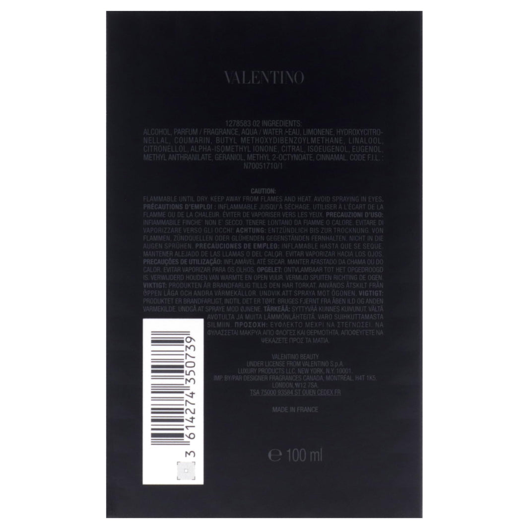 Valentino Uomo Born In Roma Intense for Men 3.4 oz Eau de Parfum Intense Spray-Valentino Uomo Born In Roma Intense for Men 3.4 oz Eau de Parfum Intense Spray