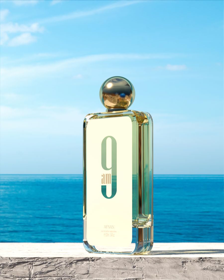 Afnan 9 PM For Men Eau De Parfum, 3.4 Fl. Oz-Afnan 9 PM For Men Eau De Parfum, 3.4 Fl. Oz