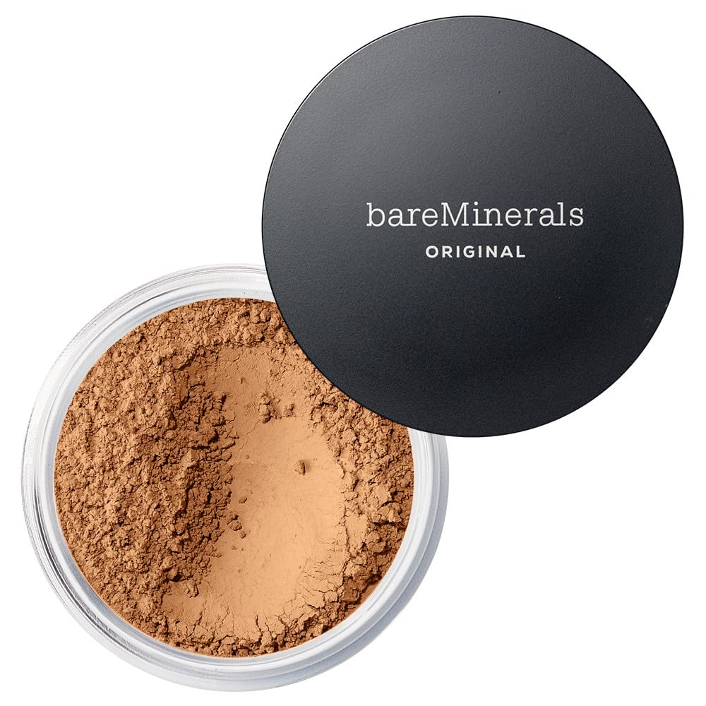 bareMinerals Original Loose Powder Foundation SPF 15 - Powder Face Makeup with Added Sun Protection - Sheer to Full Coverage Foundation-bareMinerals Original Loose Powder Foundation SPF 15 - Powder Face Makeup with Added Sun Protection - Sheer to Full Coverage Foundation