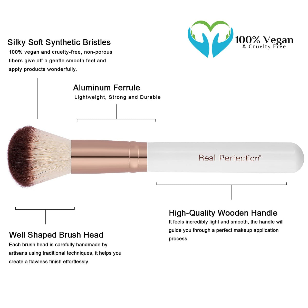 Real Perfection Makeup Brush Set 16 Pcs with 1 Eyebrow Razor Premium Synthetic Foundation Powder Concealers Eyeshadow Blush Makeup Brushes Make up Brushes Kit (Pink)-Real Perfection Makeup Brush Set 16 Pcs with 1 Eyebrow Razor Premium Synthetic Foundation Powder Concealers Eyeshadow Blush Makeup Brushes Make up Brushes Kit (Pink)
