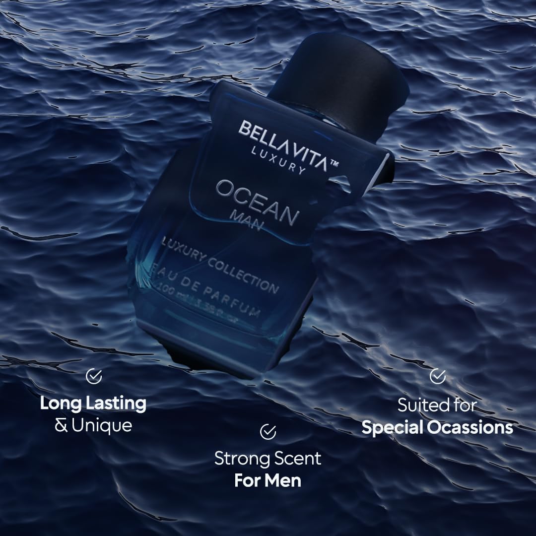 Bellavita Luxury G.O.A.T. Eau de Parfum | 100 ml (3.4 fl.oz.) | Perfume for Men | Citrus, Bergamot, Patchouli, and Vetiver Notes | Long Lasting Men's Fragrance | Gift for father's Day-Bellavita Luxury G.O.A.T. Eau de Parfum | 100 ml (3.4 fl.oz.) | Perfume for Men | Citrus, Bergamot, Patchouli, and Vetiver Notes | Long Lasting Men's Fragrance | Gift for father's Day