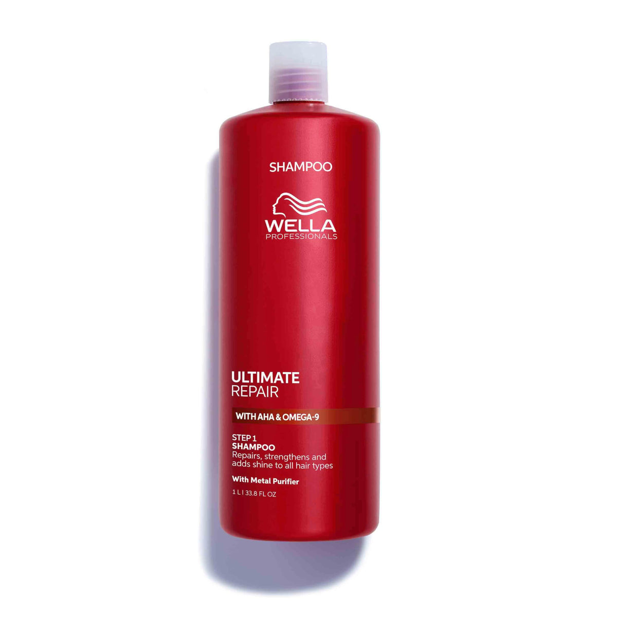Wella Professionals ULTIMATE REPAIR Shampoo for Damaged Hair | Repairs, Strengthens, & Moisturizes with AHA & Omega-9 | For All Hair Types-Wella Professionals ULTIMATE REPAIR Shampoo for Damaged Hair | Repairs, Strengthens, & Moisturizes with AHA & Omega-9 | For All Hair Types
