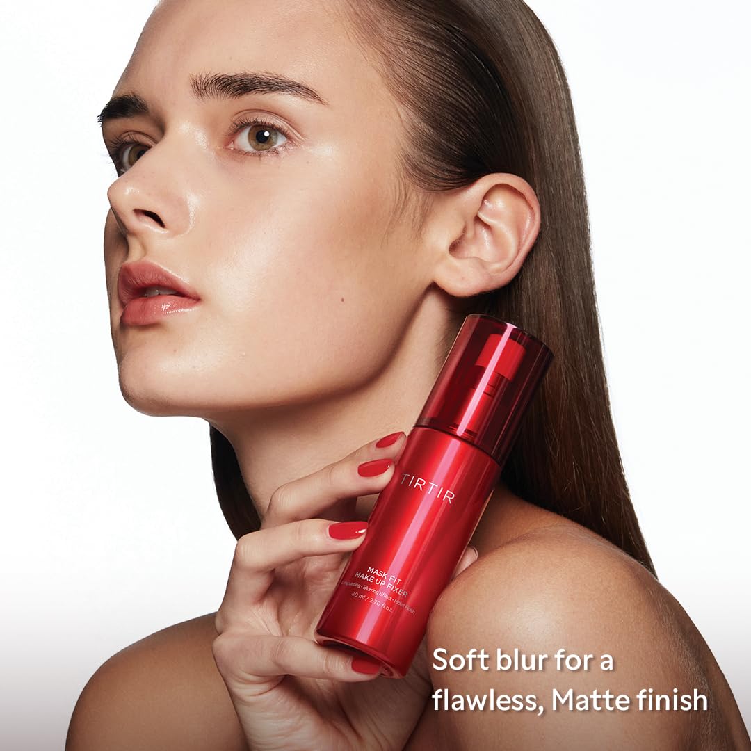 TIRTIR Waterproof Setting Spray – 24 Hour Long Lasting Fix, Sweatproof Water Resistant Makeup Finisher – Ethanol Free, Semi Matte Finish for Oily Skin – Korean Makeup Fixer-TIRTIR Waterproof Setting Spray – 24 Hour Long Lasting Fix, Sweatproof Water Resistant Makeup Finisher – Ethanol Free, Semi Matte Finish for Oily Skin – Korean Makeup Fixer