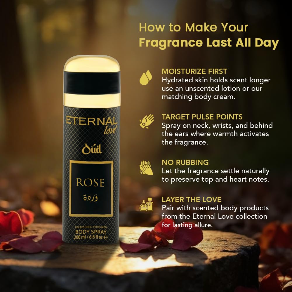 Eternal Love Amber Oud - Long Lasting Unisex Eau de Parfum - Warm Woody Oriental Fragrance with Oud & Amber - Dubai Inspired Arabic Scent - 3.4oz-Eternal Love Amber Oud - Long Lasting Unisex Eau de Parfum - Warm Woody Oriental Fragrance with Oud & Amber - Dubai Inspired Arabic Scent - 3.4oz