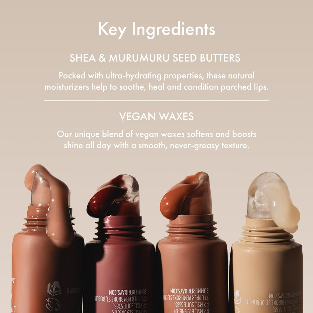 Summer Fridays Lip Butter Balm - Moisturizing Lip Gloss for Instant Shine + Sheer Color - With Nourishing Shea Butter - Everyday Makeup + Skin Care Summer Essentials - Vegan - Pink Sugar (.5 Oz)-Summer Fridays Lip Butter Balm - Moisturizing Lip Gloss for Instant Shine + Sheer Color - With Nourishing Shea Butter - Everyday Makeup + Skin Care Summer Essentials - Vegan - Pink Sugar (.5 Oz)