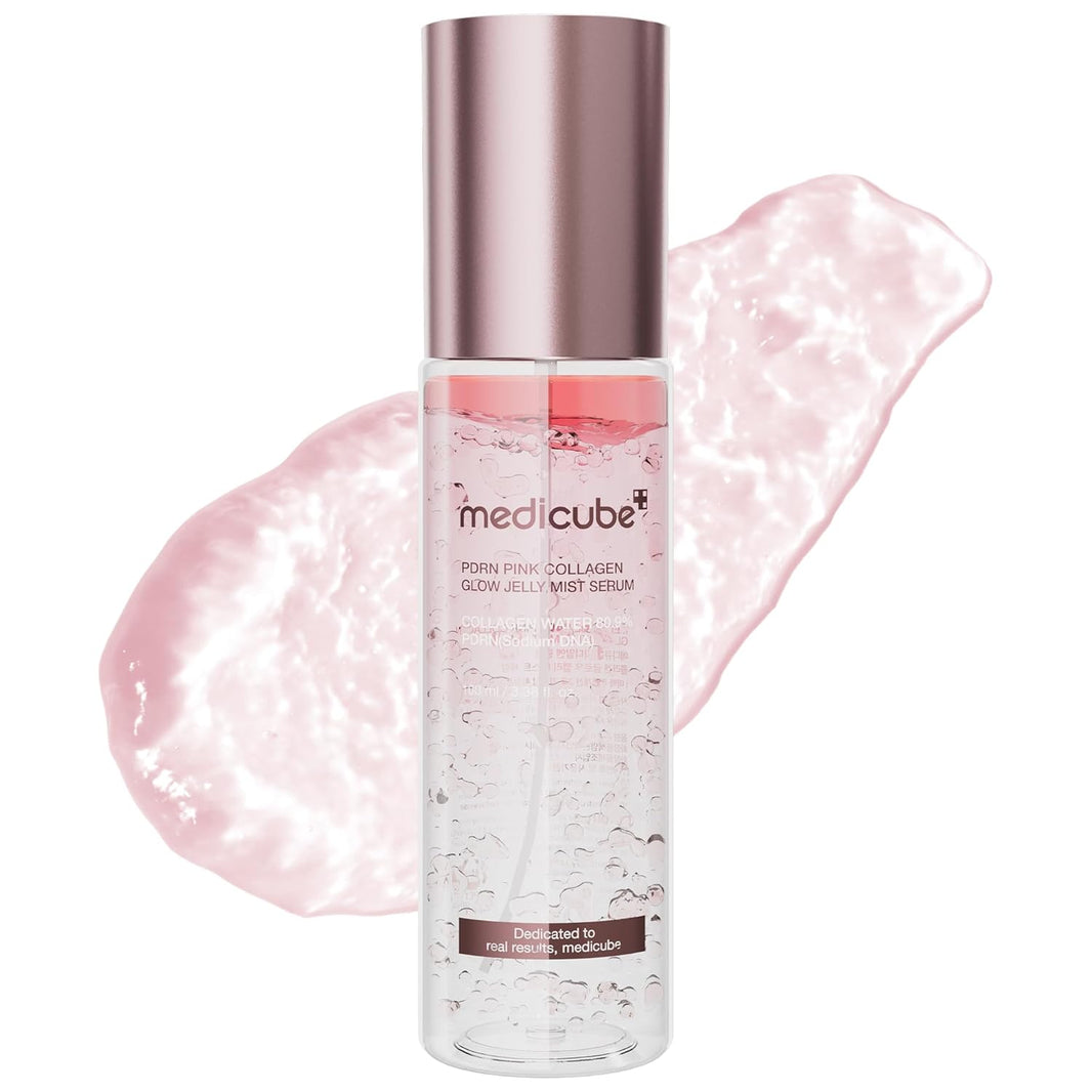 Medicube PDRN Pink Collagen Glow Jelly Mist Serum-Medicube PDRN Pink Collagen Glow Jelly Mist Serum