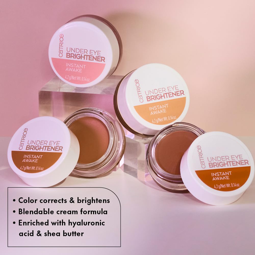 Catrice | Under Eye Brightener | Conceal & Brighten Dark Circles | With Hyaluronic Acid & Shea Butter | Vegan, Cruelty Free & Paraben Free (010 | Light Rose)-Catrice | Under Eye Brightener | Conceal & Brighten Dark Circles | With Hyaluronic Acid & Shea Butter | Vegan, Cruelty Free & Paraben Free (010 | Light Rose)