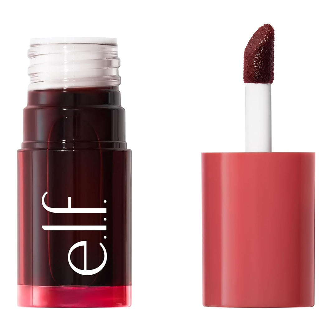 e.l.f. Sheer For It Blush Tint, Multi-Use, Long-Lasting Lip & Cheek Makeup, Creates A Natural Flush Finish, Vegan & Cruelty-Free, Plums Up-e.l.f. Sheer For It Blush Tint, Multi-Use, Long-Lasting Lip & Cheek Makeup, Creates A Natural Flush Finish, Vegan & Cruelty-Free, Plums Up