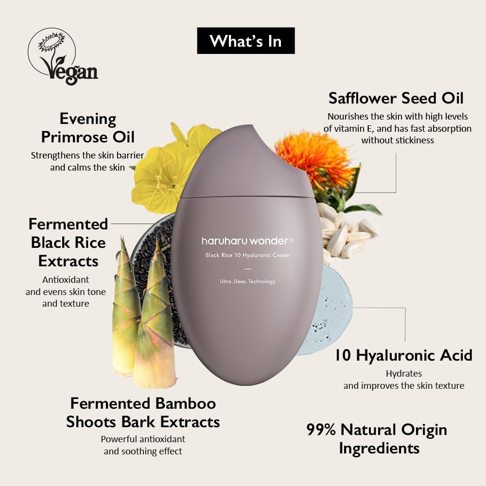 Haruharu Wonder Black Rice 10 Hyaluronic Cream-Haruharu Wonder Black Rice 10 Hyaluronic Cream