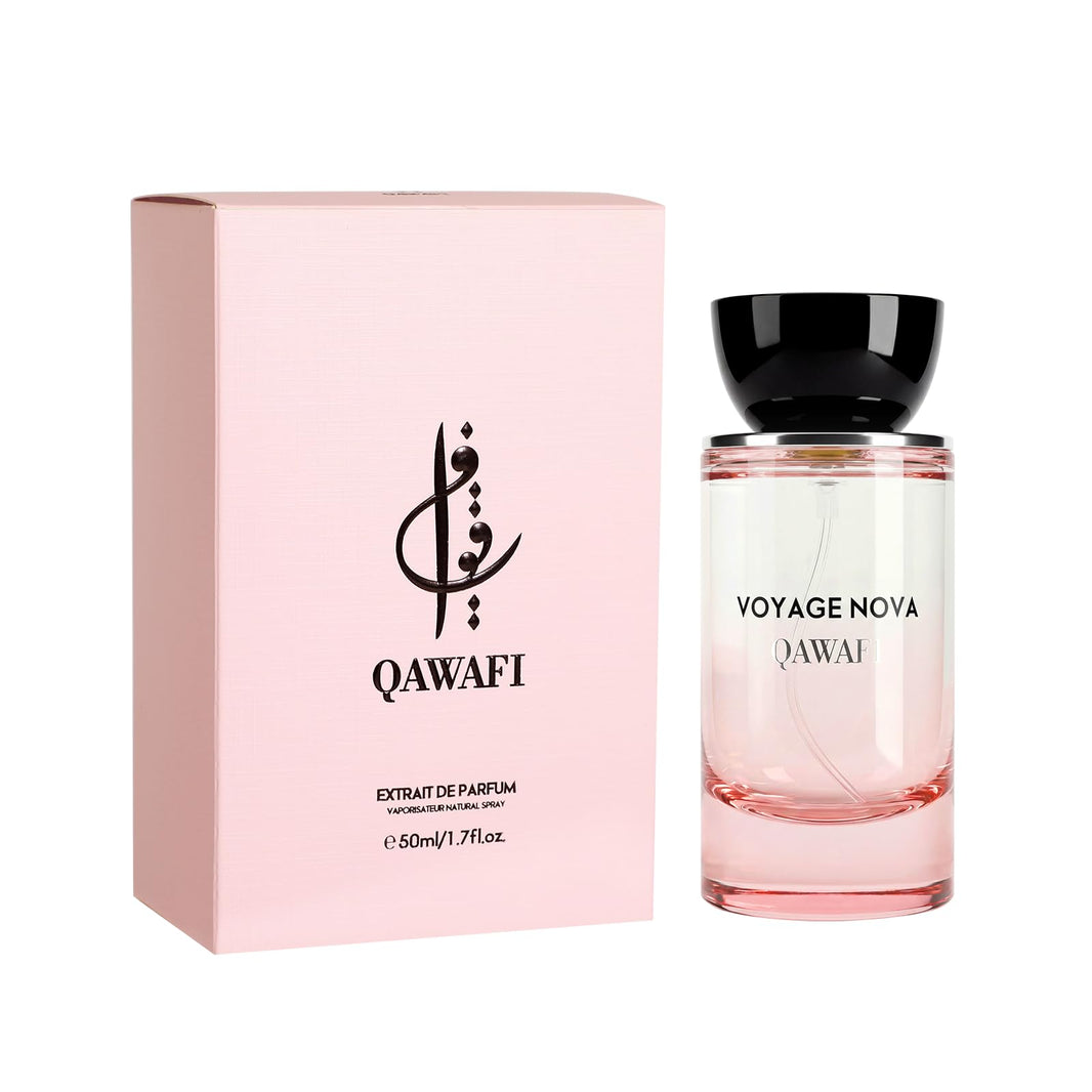 Voyage Nova Eau de Parfum for Women, Lychee Bergamot Ginger, Rose Peony Cocoa Blossom, Elegant Patchouli, Long Lasting Spring Fall Perfume, 100ml & 3.4 fl oz-Voyage Nova Eau de Parfum for Women, Lychee Bergamot Ginger, Rose Peony Cocoa Blossom, Elegant Patchouli, Long Lasting Spring Fall Perfume, 100ml & 3.4 fl oz