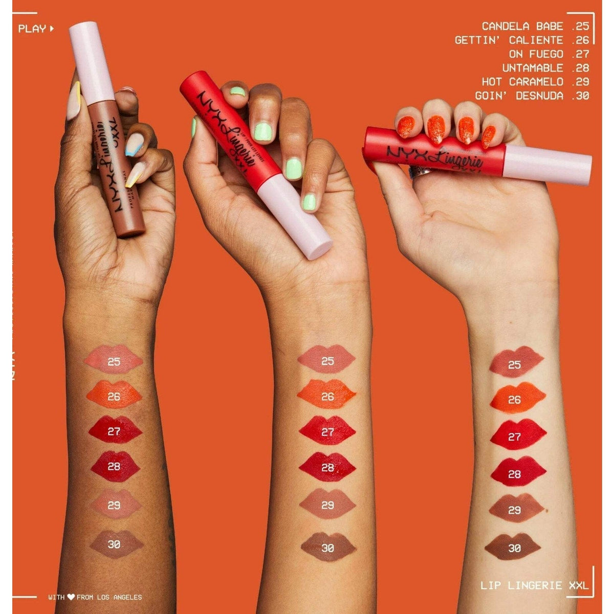 NYX Professional Makeup Lip Lingerie XXL Matte Liquid Lipstick - 30 Goin' Desnuda-NYX Professional Makeup Lip Lingerie XXL Matte Liquid Lipstick - 30 Goin' Desnuda