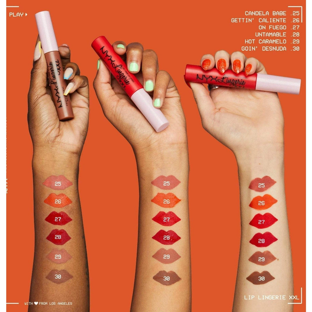 NYX Professional Makeup Lip Lingerie XXL Matte Liquid Lipstick - 30 Goin' Desnuda-NYX Professional Makeup Lip Lingerie XXL Matte Liquid Lipstick - 30 Goin' Desnuda