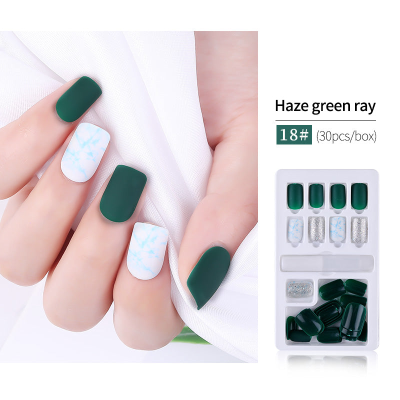 30pcs Detachable False Nail Artificial Tips Set Full Cover for Short Decoration-ce51486b55a3870904a36c4fb35d3bf5