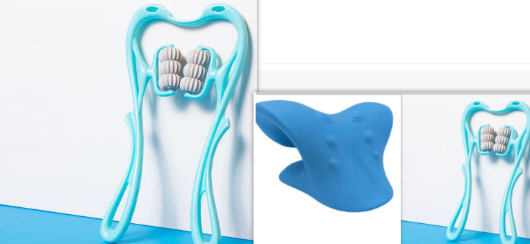 Multifunctional Manual Six-wheel Neck Massager Massage Relieve Roller Massage Tool-b2a98f220267710d592f1aef6785b0c3