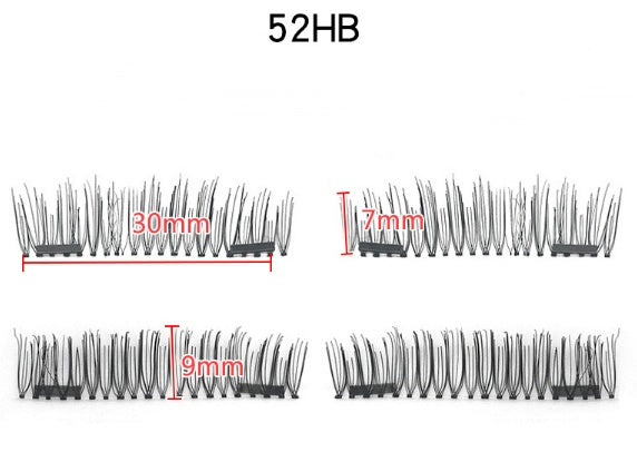 3D double magnet false eyelashes 24P double magnet false Mascara free magnetic false eyelash double magnet eyelashes-d88ae092139ac147ea0e98d0842a51e8