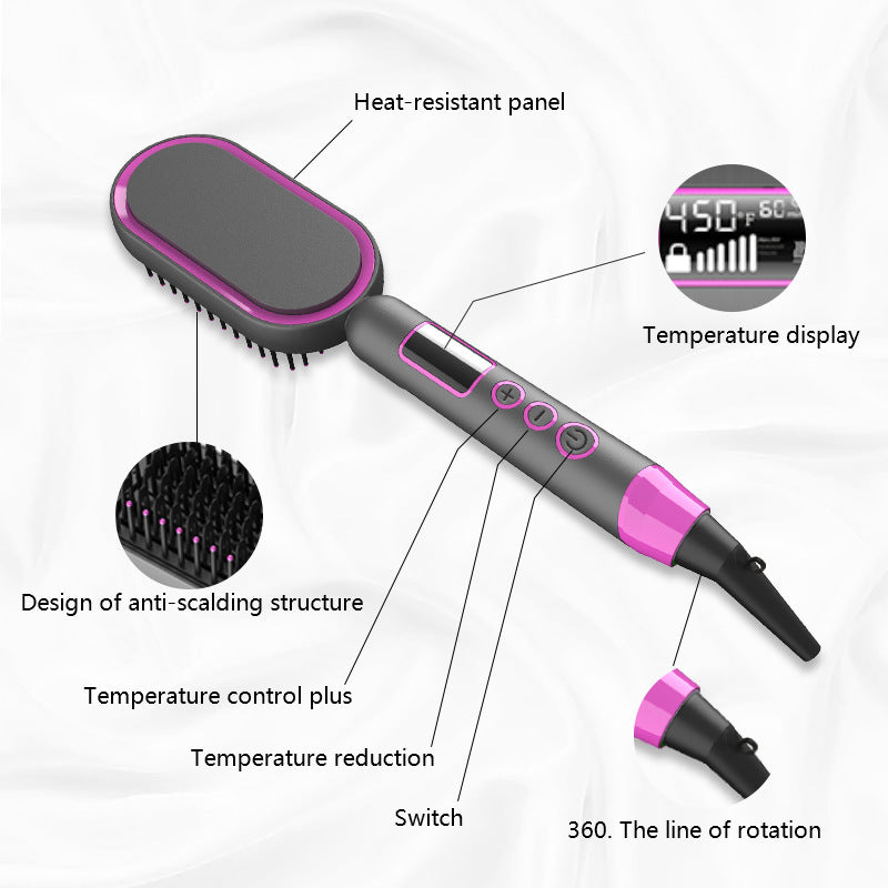 Multifunctional Hot Air Combing And Straight Rolling Dual Purpose Hair Dryer-369f353bb66335c2b29cc8c37b31510f