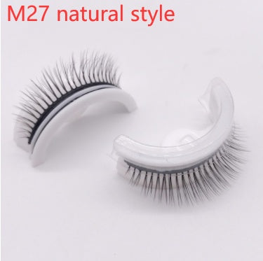 Reusable 3D Mink Lashes Natural False Eyelashes Self Adhesive Fake Glue Free Makeup Eyelash Extension Silk-2dc5843978cf63511693ce9c763141a5