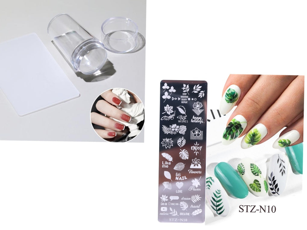 Nail print long steel plate-19e64404882bc62bfa3de9ce30212446