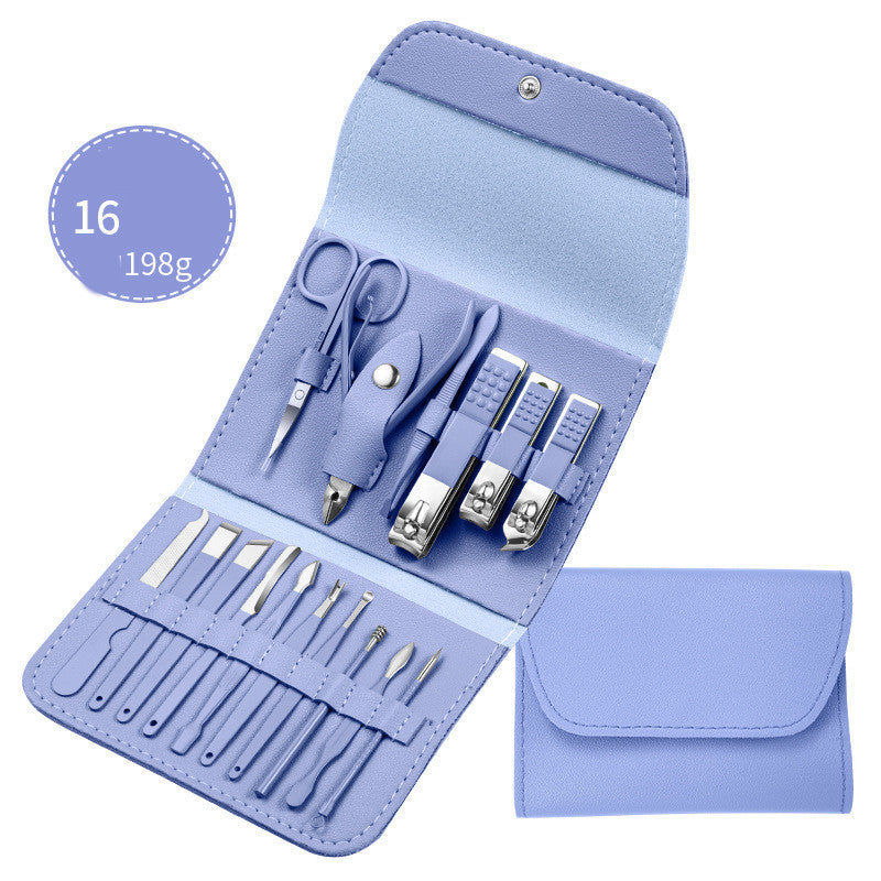 Professional Scissors Nail Clippers Set Ear Spoon Dead Skin Pliers Nail Cutting Pliers Pedicure Knife Nail Groove Trimmers-ab8997859f2d328b20e2f3196ddbf329