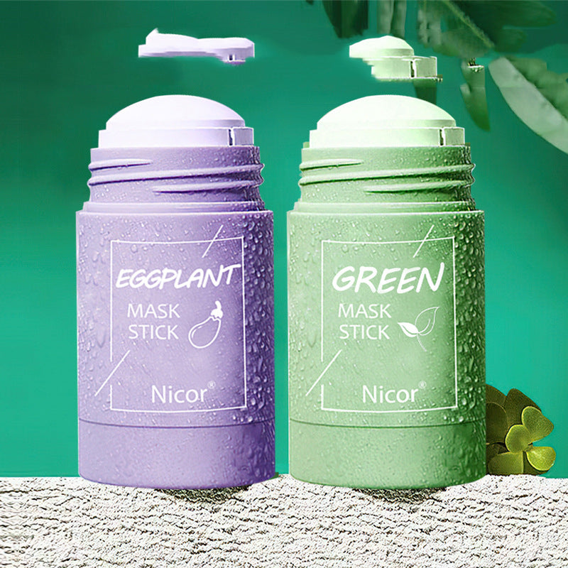 Cleansing Green Tea Mask Clay Stick Oil Control Anti-Acne Whitening Seaweed Mask Skin Care-bbd3adaee866643f8a6678466998c7df